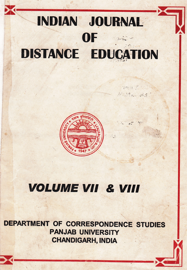 IJDE - Volume VII-VIII